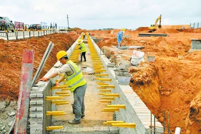 ?？谧T仙農產品加工產業園建設全面提速，預計年底前完成主體工程施工